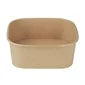 1200ml Kraft Square Container Size: 170 x170 x66 mm (300pcs)
