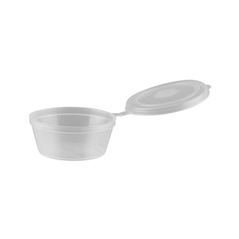1.5oz/35ml Hinged Lid Sauce container (1000)