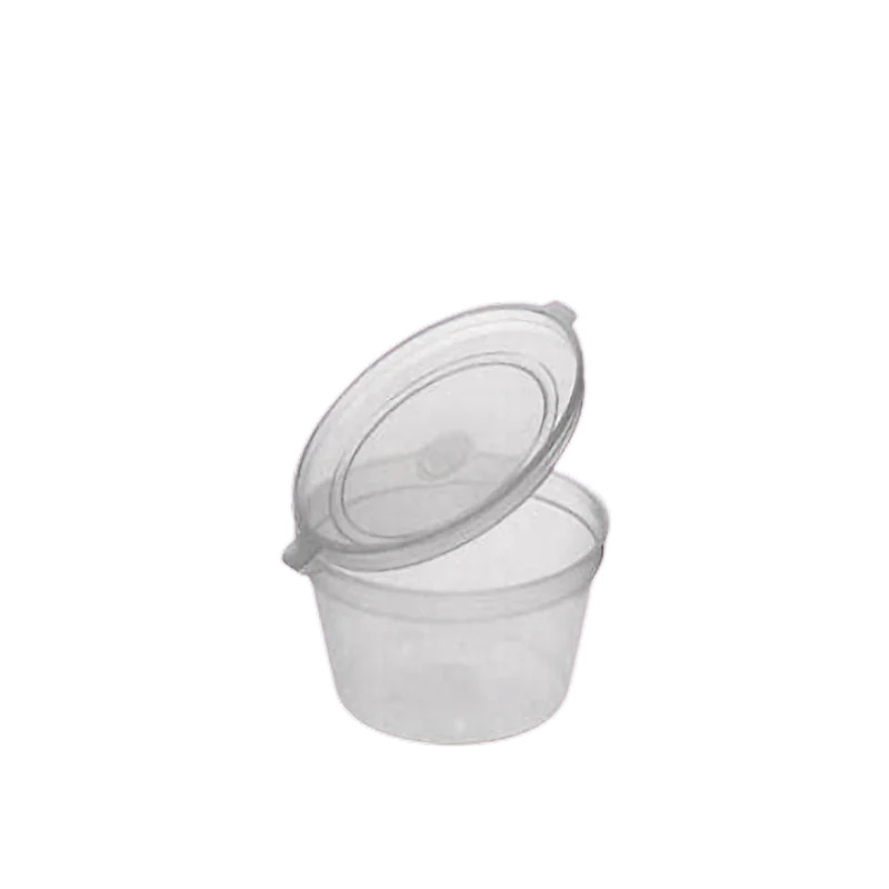 1oz/25ml Hinged Lid Sauce Container (1000)