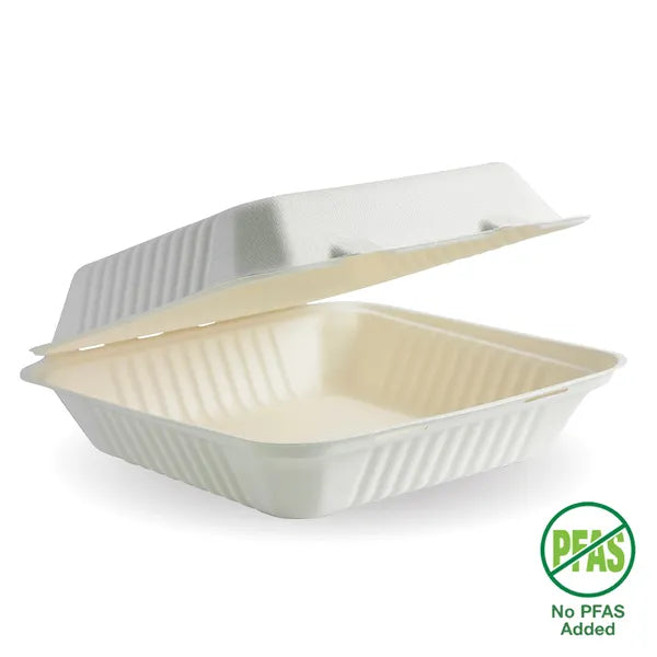 9" Dinner chamshell (200pcs/carton)
