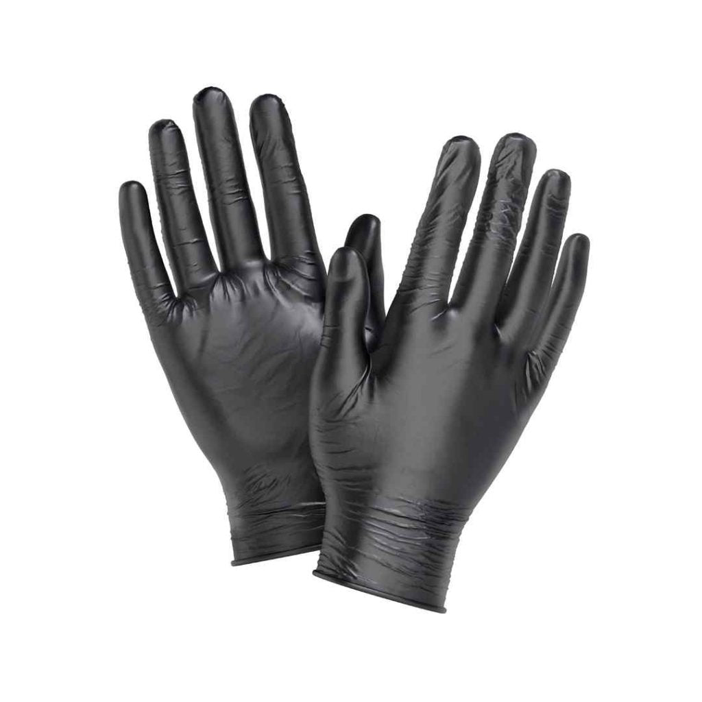 Gloves Nitrile Powder Free/ Black (10 x 100)