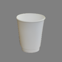 8oz white double wall Coffee Cups (500pcs/ctn)
