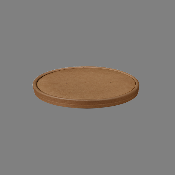 Paper lid for salad bowl