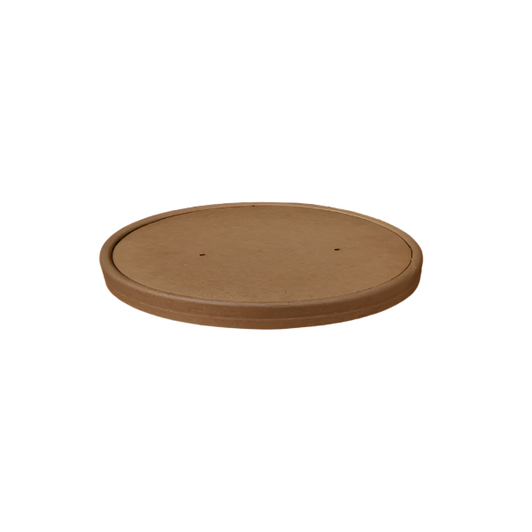 Paper lid for salad bowl