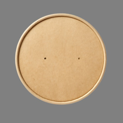 Lid For 26,32oz Kraft Paper Soup Bowl (500pcs/ctn)