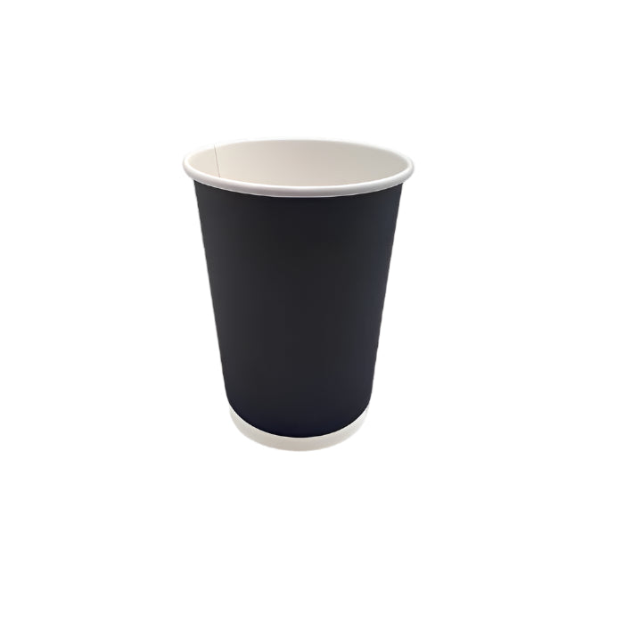 12oz Double Wall Cup / Black (500pcs/ctn)