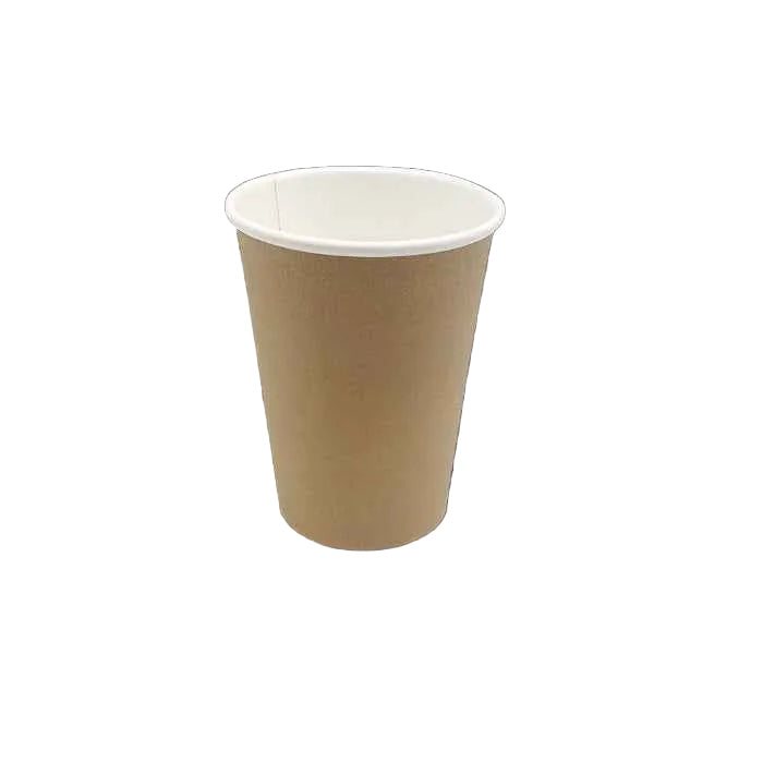 12oz Single Wall Coffee cups / kraft (1000pcs/ctn)