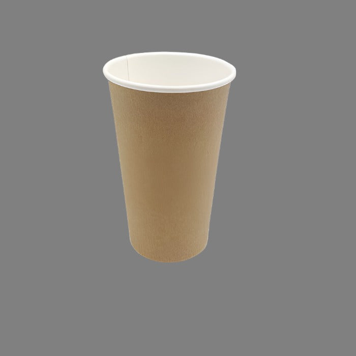 Single Wall Coffee cup 16oz / brown (1000)