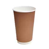 16oz Double Wall Cofffee Cups /Brown ( 500pcs/ctn)