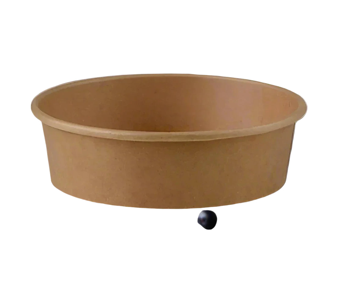 16oz/480ml Kraft Salad Bowl (300pcs/carton) - Paper Bowls &