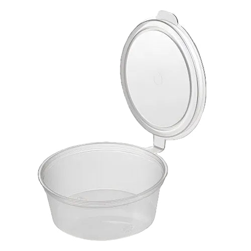 2oz/50ml Hinged Lid Sauce Container (1000)