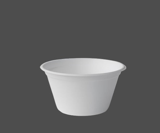 340ml Round Containers (500pcs/ctn) - Sugarcane Round