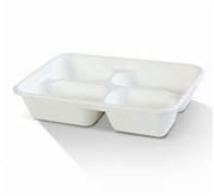 4 Com Sugarcane Plates (300 pcs/Carton) - Sugarcane Plates