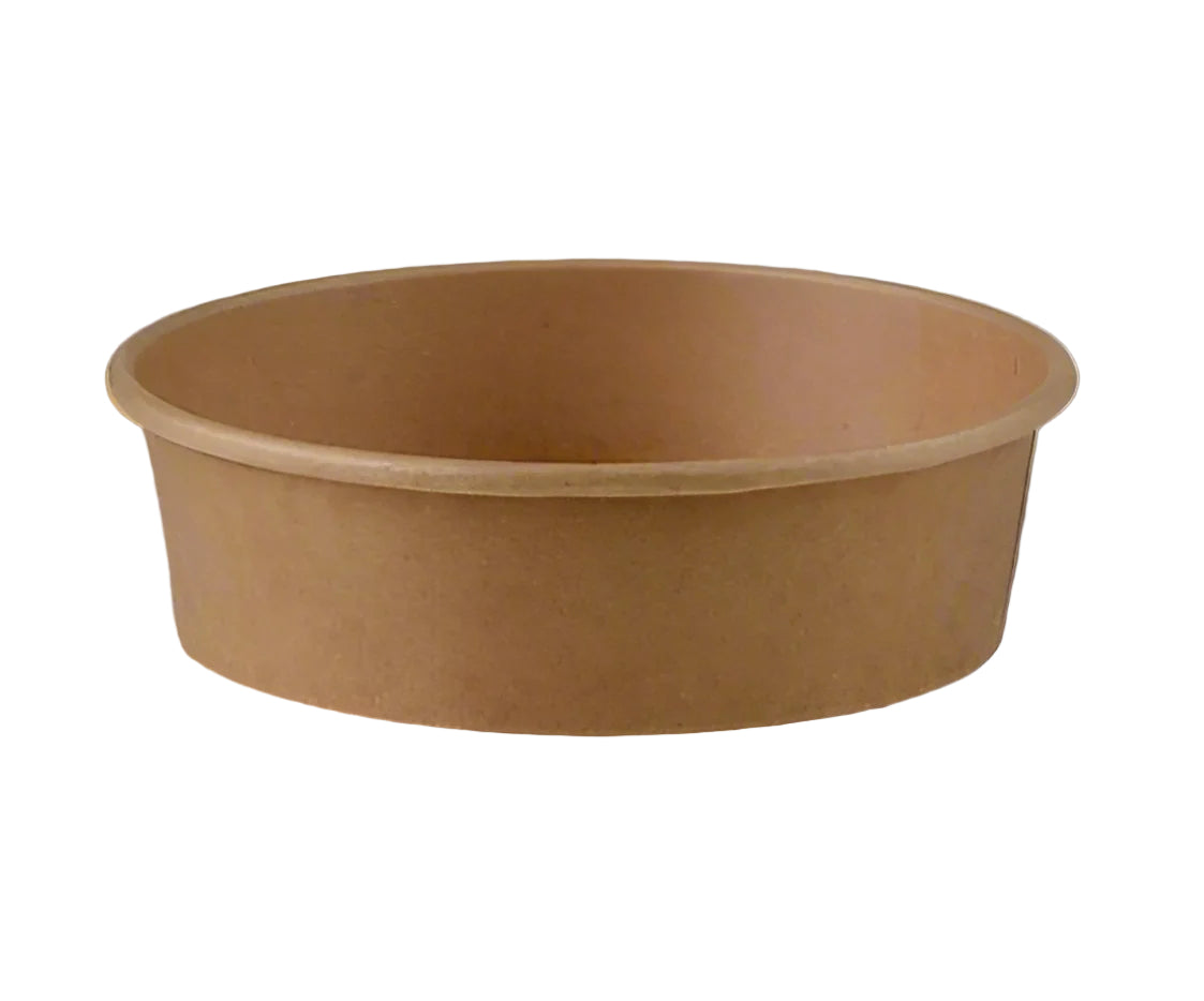 42oz/1250ml Kraft Salad Bowls (300pcs/carton) - Paper Bowls