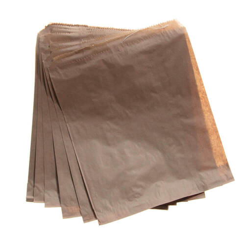 Flat Paper Bags/Brown (500bags)