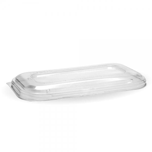 750ml & 1000ml PLA Rectangle Container Lids (500pcs) -
