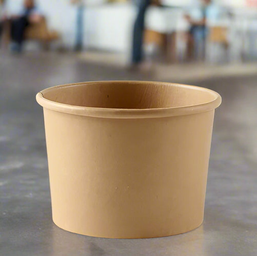 12oz Kraft Paper Soup & Ice-cream Bowl (500pcs/ctn)