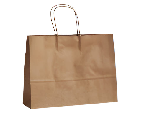 Brown Kraft Bag/ Twisted Handel 350x260x100mm (250 BAGS)