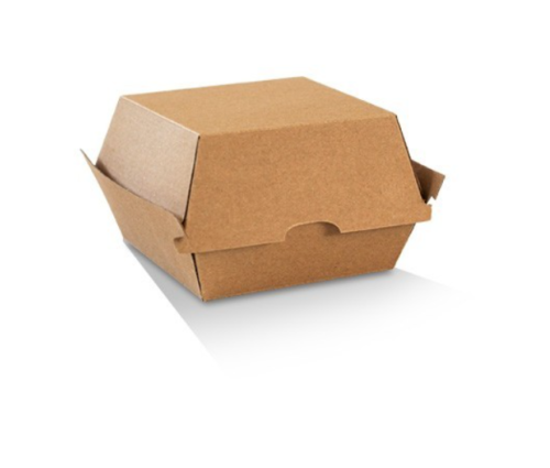 High Burger Box/ Brown Corrugated (200pcs/ ctn)