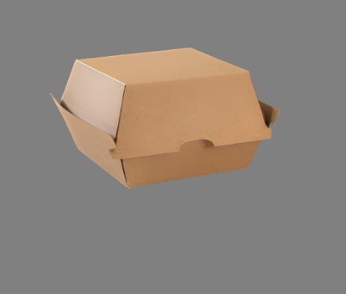 High Burger Box/ Brown Corrugated (200pcs/ ctn)