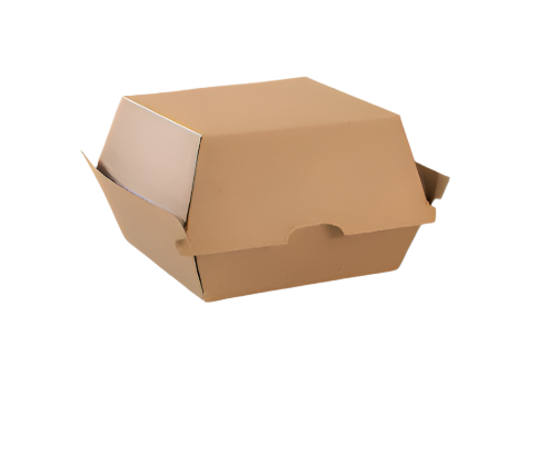 High Burger Box/ Brown Corrugated (200pcs/ ctn)