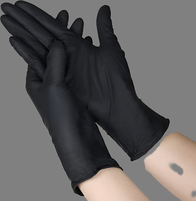 Gloves Nitrile Powder Free/ Black (10 x 100)