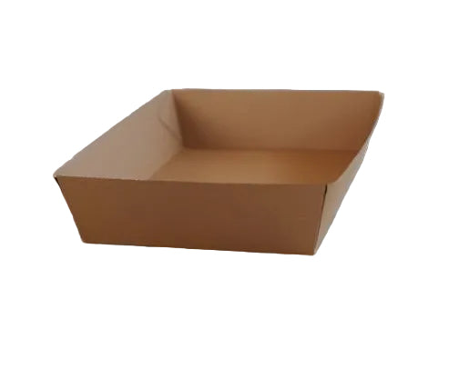 Kraft Tray- 5 E-Large(253x179x58mm) (100)