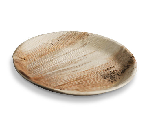 Palm Leaf Round Plate 25cm/10'' (100pc/ctn)