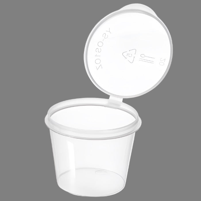 1oz Sauce Container with Hinged Lid (1000pcs/ctn)
