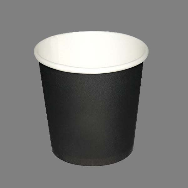 4oz Single wall Coffee Cups /Black (1000)