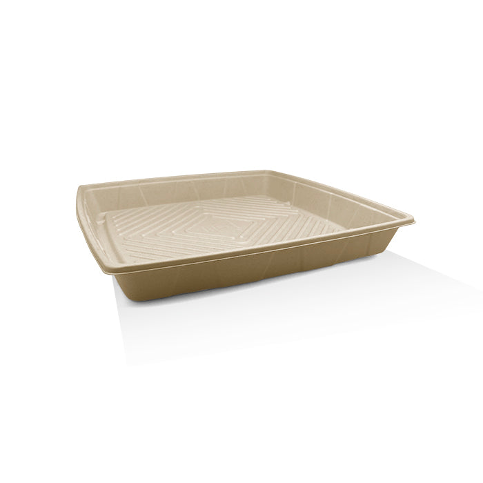 Unbleached Sugarcane Platter /Large (100pc/ctn )