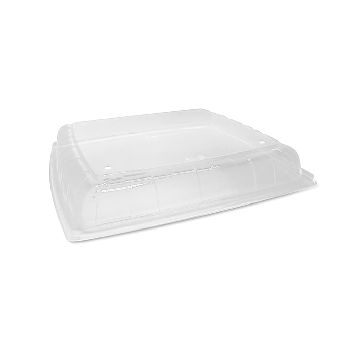 RPET Anti-Fog Lid for Sugarcane Platter /Large (100pcs/ctn)