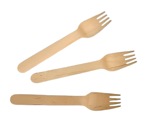 Biodegradable Wooden Fork (1000pcs/ctn) - Cutlery