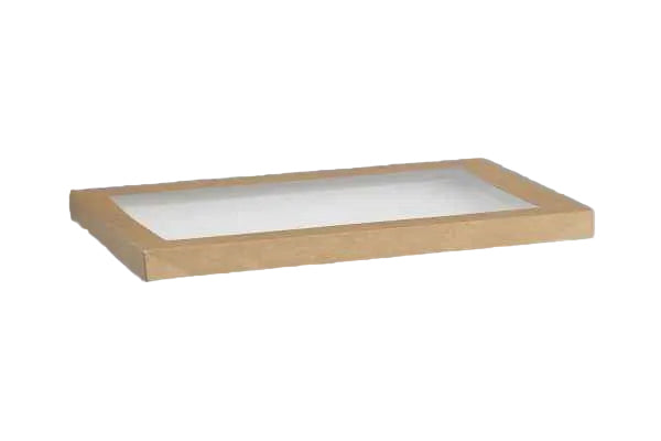Rectangle Catering Tray Lid- Large (100pcs/ctn) Size:583x275x30mm