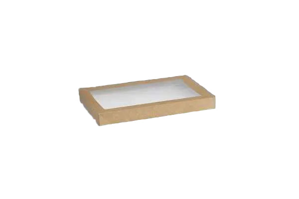 Rectangle Catering Tray Lid -Small (100pcs) Size:280x 180x 30mm