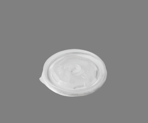 PP Lids for 8oz Paper Bowls/ No-Hole (1000pcs/carton) -