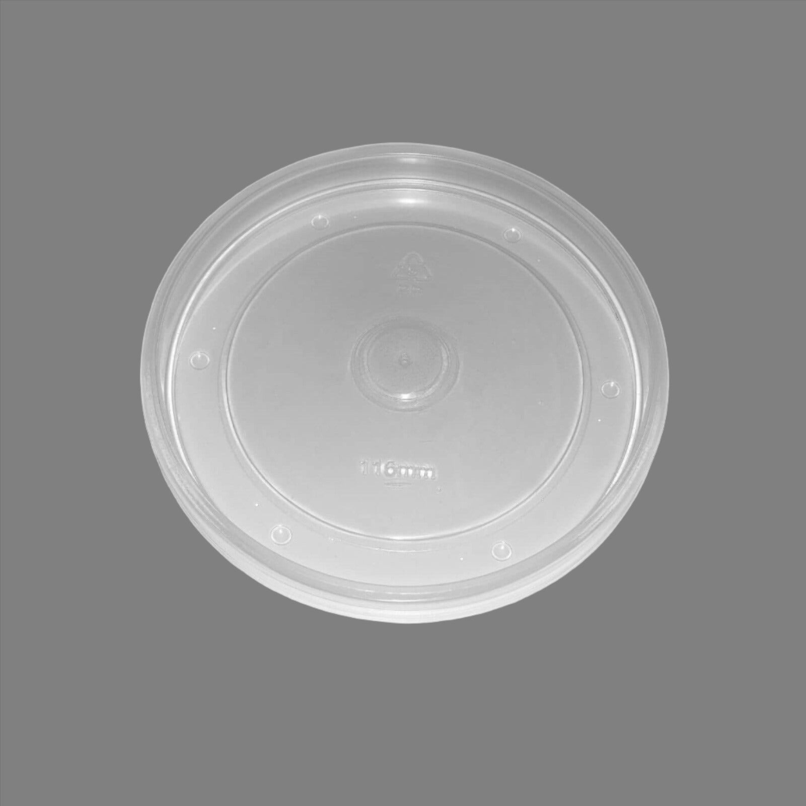 PP Lids 118mm - Fits 26/32oz Kraft Paper Soup Bowl(500pcs/ctn)