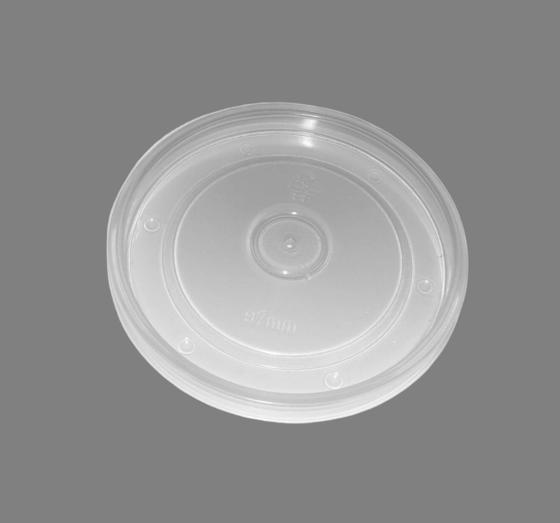 PP Lids 98mm - Fits 8/12/16oz Kraft Paper Bowl (500pcs/ctn)