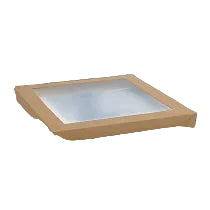 Square Catering Trays Lid-Large (100pcs) 300 x300 x 30mm