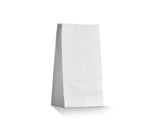 SOS#6 Brown Takeaway Bags (2000pcs/ctn) - White - SOS Bags