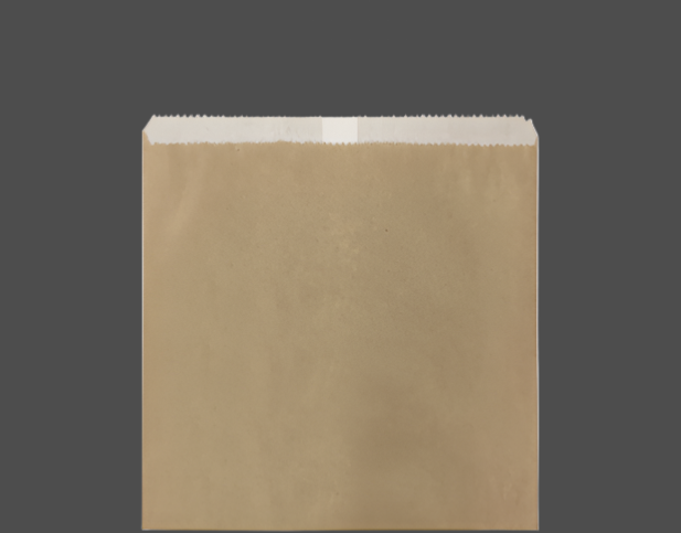 1 Long Greaseproof Paper Bags/ Brown  (500pcs) Size: 175 x 140 mm