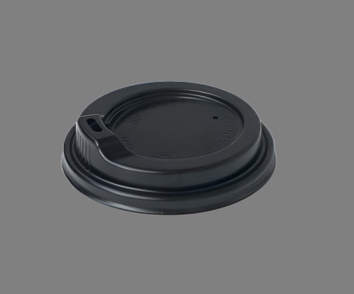 12/16 Spout Coffee Cup Lids (1000) - Black - Coffee Cups Lid