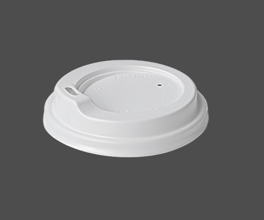 12/16 Spout Coffee Cup Lids (1000) - White - Coffee Cups Lid