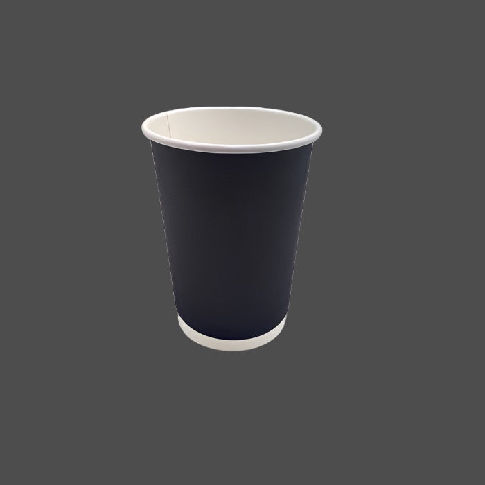 12oz Double Wall Cup / Black (500pcs/ctn)
