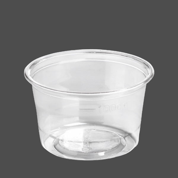140ml Round Container (1000pcs/carton) - PLA Clear Cold Cups