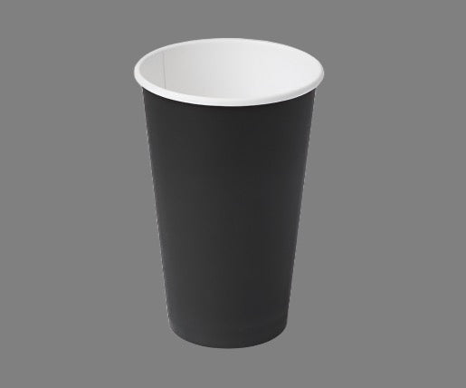 16oz Single Wall Coffee Cup / Black (1000)