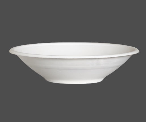 24oz Sugarcane Bowl(500pcs/ctn) - White - Sugarcane Bowls & 