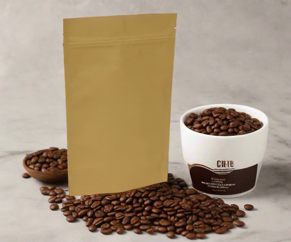 250gm Coffee Pouch Brown Kraft (500pc/ctn)