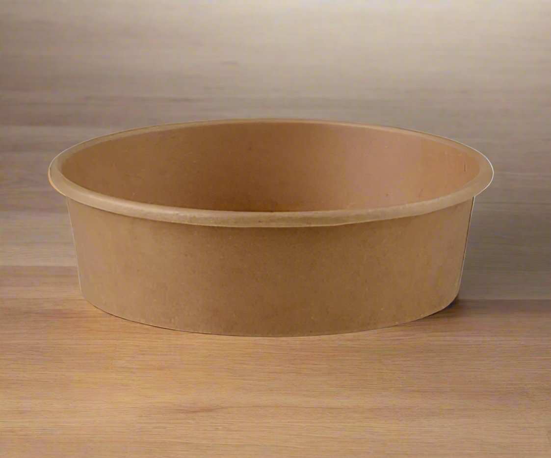 42oz/1250ml Kraft Salad Bowls (300pcs/carton) - Paper Bowls 