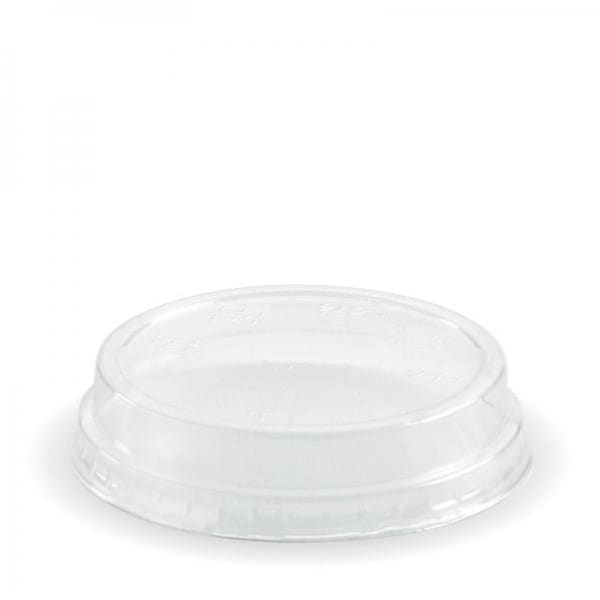 60-250ml Clear Dome Lid No Hole (1000pcs/carton) - PLA Clear